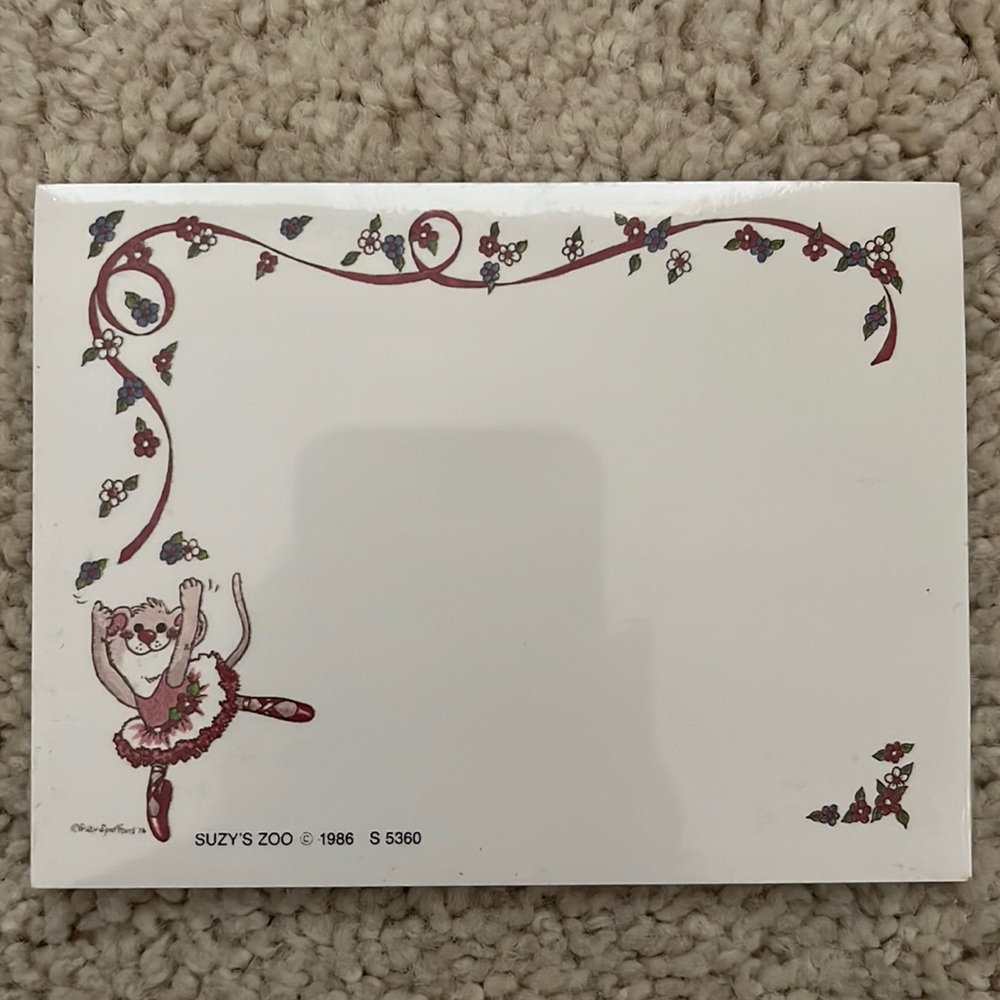 Brand new Suzy’s Zoo sticky notes - mouse